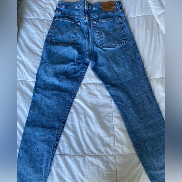 Dark Blue Levi’s Wedgie Jeans - Picture 2 of 2